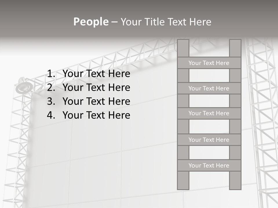 Billboard Announcement Retail PowerPoint Template