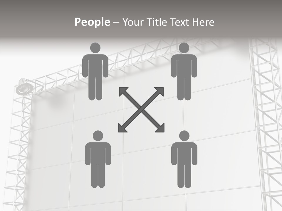 Billboard Announcement Retail PowerPoint Template
