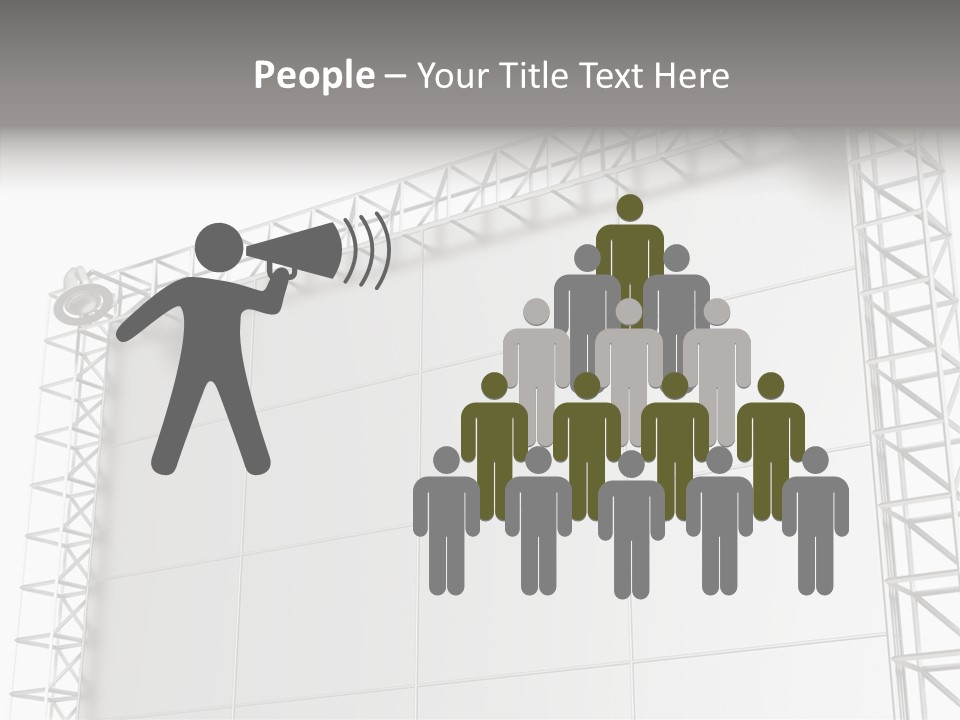 Billboard Announcement Retail PowerPoint Template