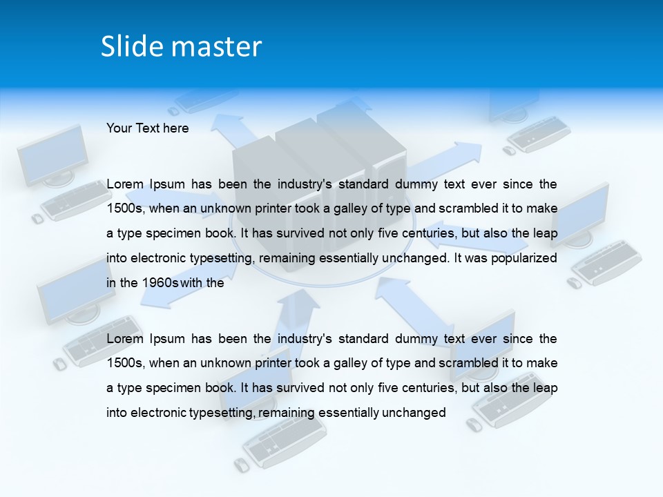 Corporate Chair Together PowerPoint Template