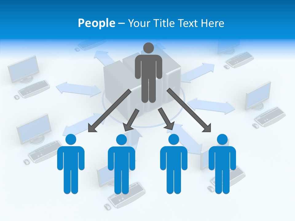 Corporate Chair Together PowerPoint Template