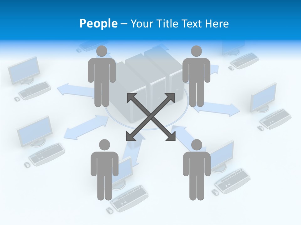 Corporate Chair Together PowerPoint Template