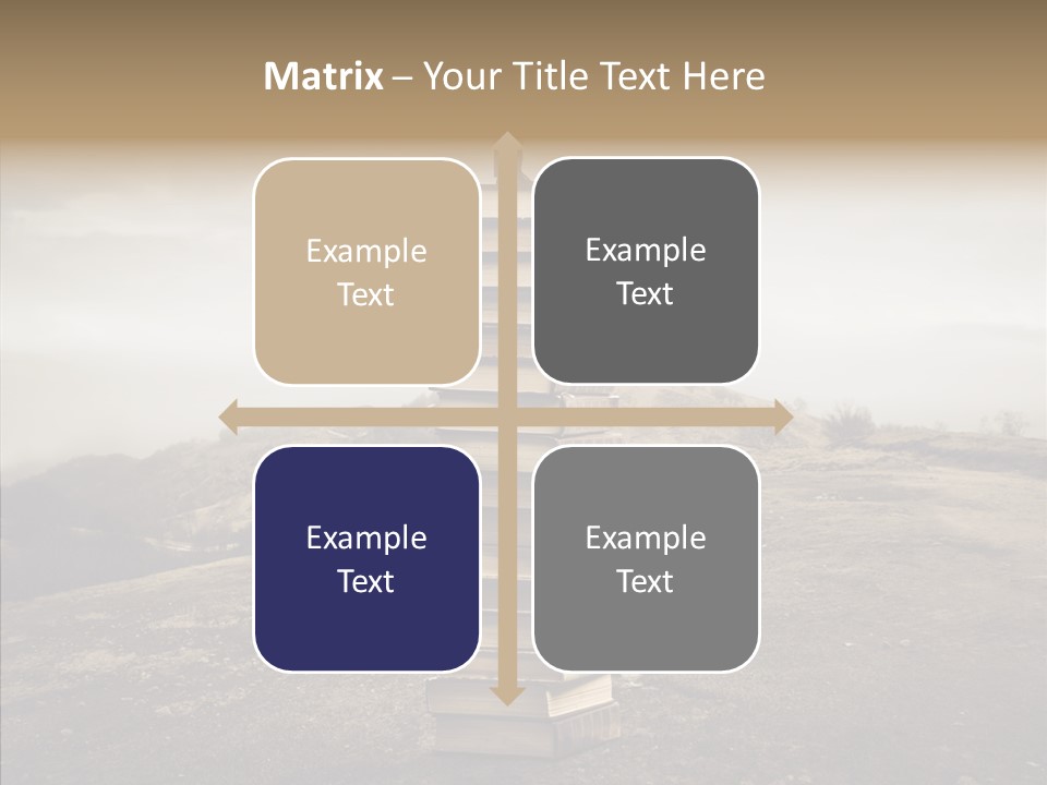Book Pile Wisdom PowerPoint Template