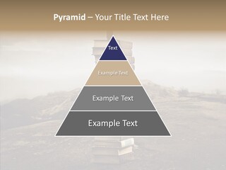 Book Pile Wisdom PowerPoint Template