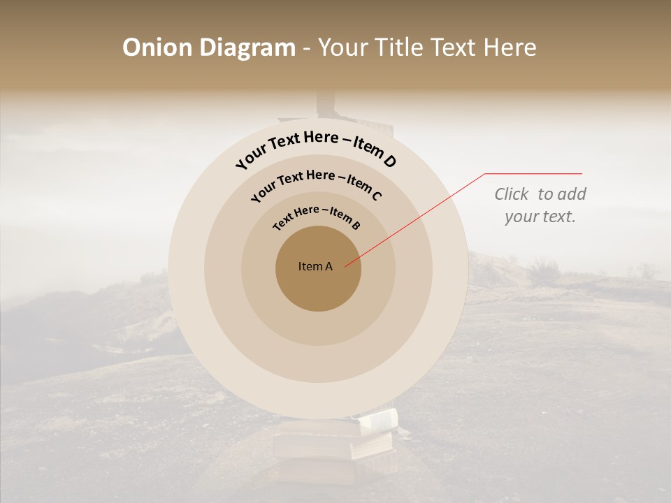 Book Pile Wisdom PowerPoint Template
