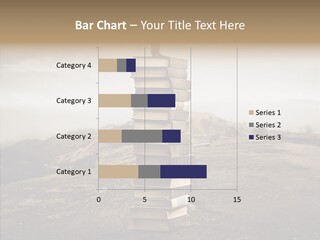 Book Pile Wisdom PowerPoint Template