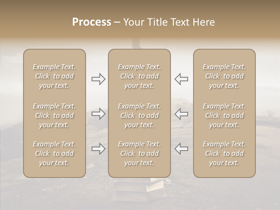 Book Pile Wisdom PowerPoint Template