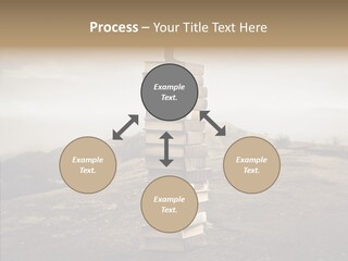 Book Pile Wisdom PowerPoint Template
