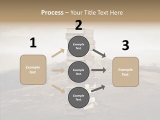 Book Pile Wisdom PowerPoint Template