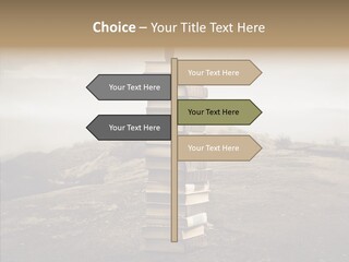 Book Pile Wisdom PowerPoint Template