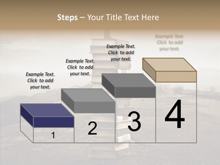 Book Pile Wisdom PowerPoint Template