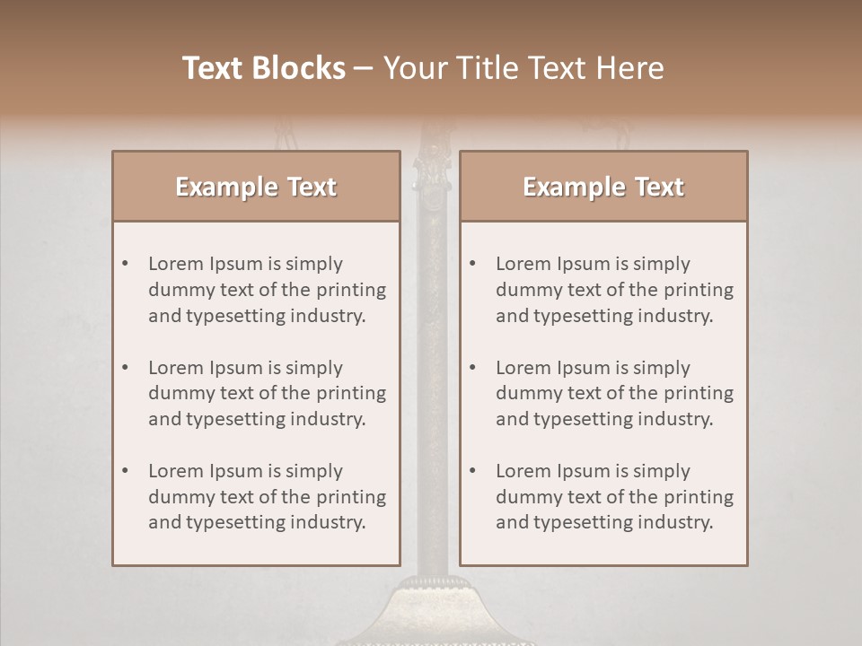 Company Law Prominence PowerPoint Template