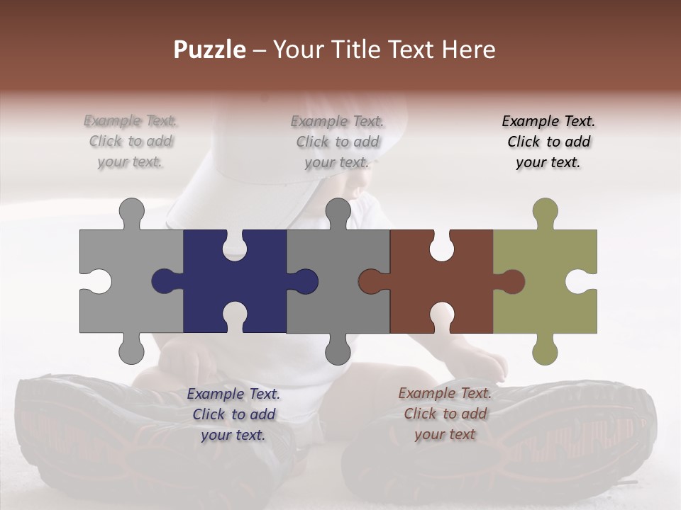 Boy Toddler Few PowerPoint Template