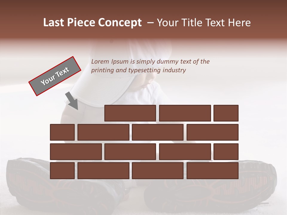 Boy Toddler Few PowerPoint Template