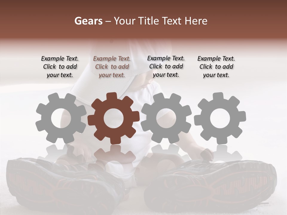 Boy Toddler Few PowerPoint Template