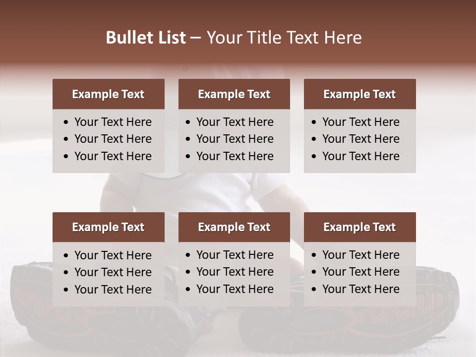 Boy Toddler Few PowerPoint Template