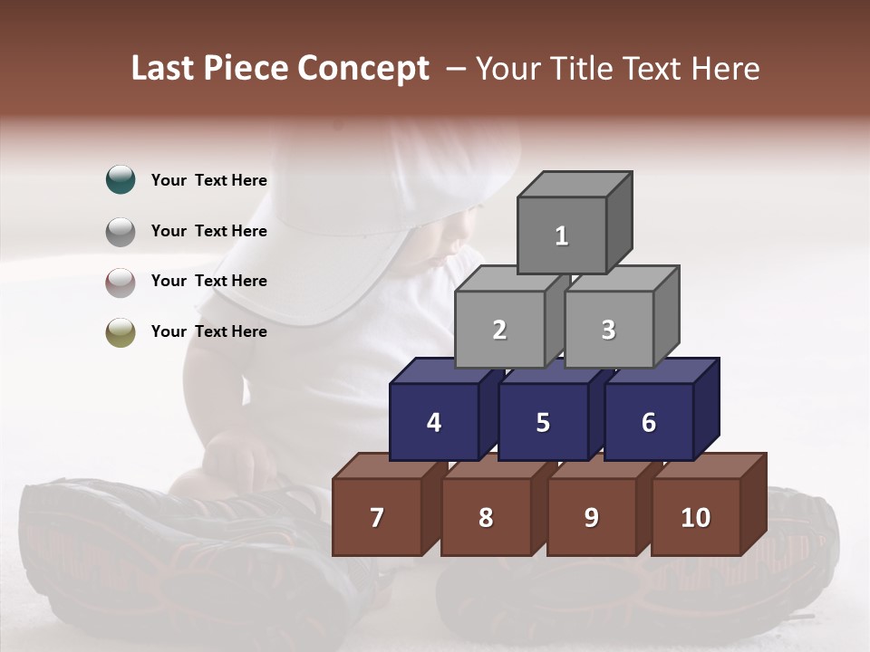 Boy Toddler Few PowerPoint Template