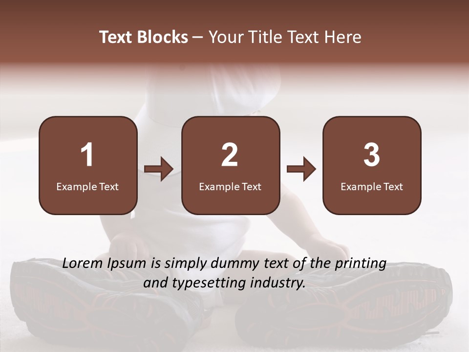 Boy Toddler Few PowerPoint Template