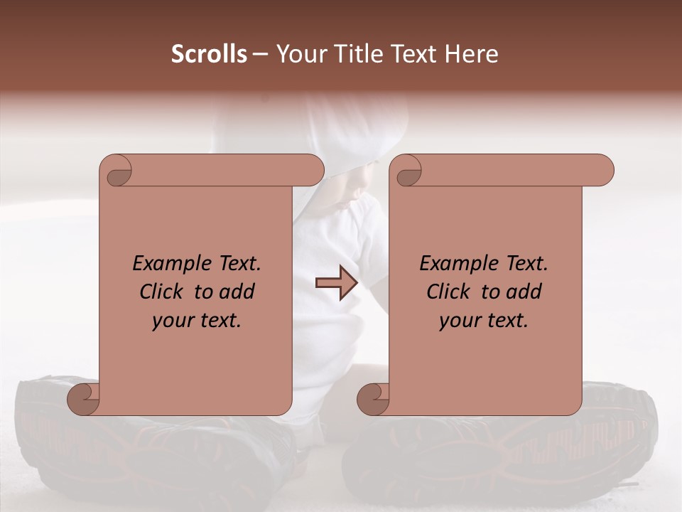 Boy Toddler Few PowerPoint Template