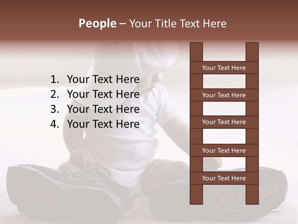 Boy Toddler Few PowerPoint Template