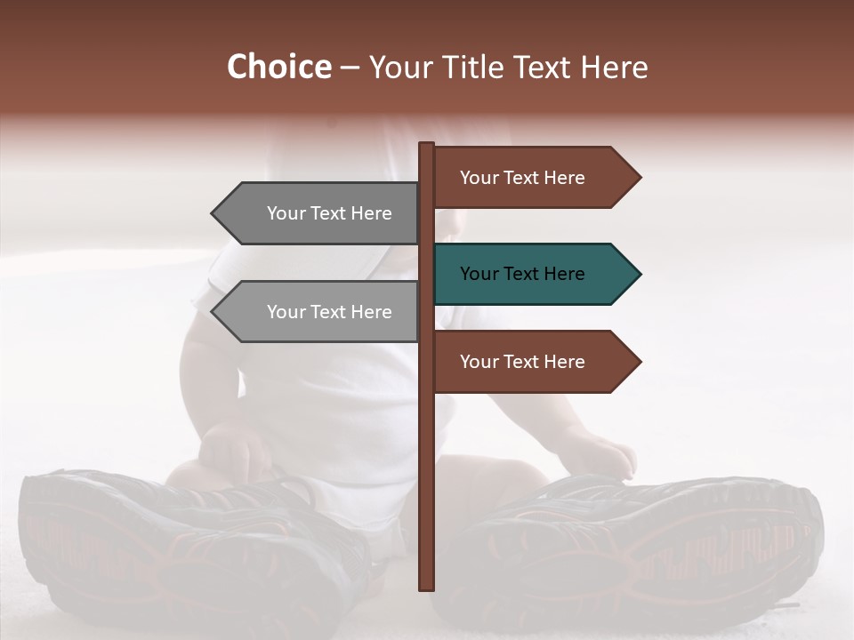 Boy Toddler Few PowerPoint Template