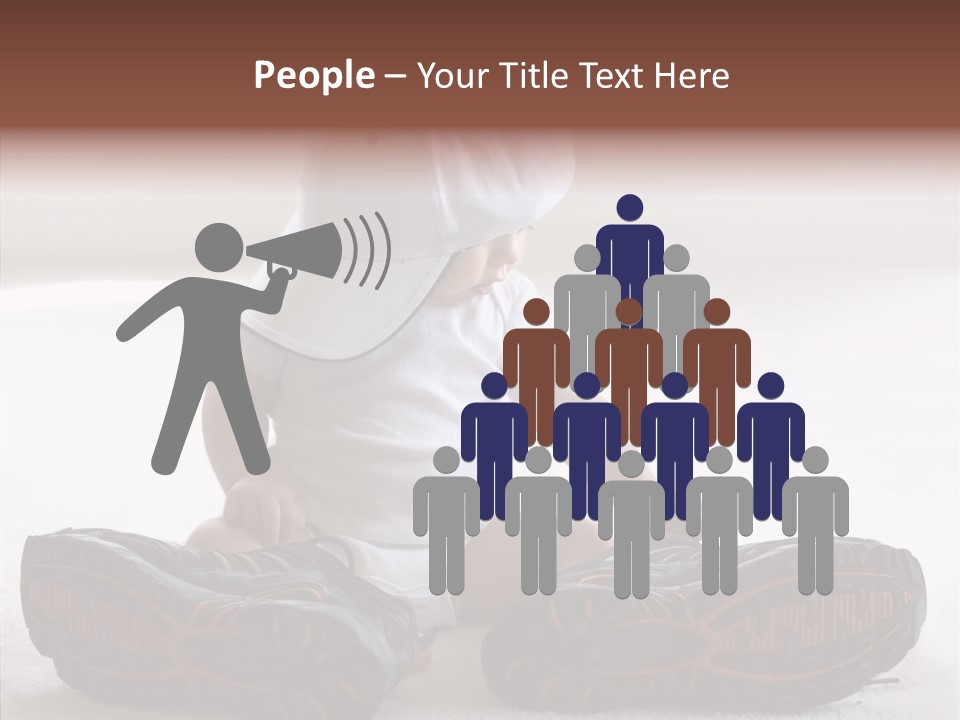 Boy Toddler Few PowerPoint Template