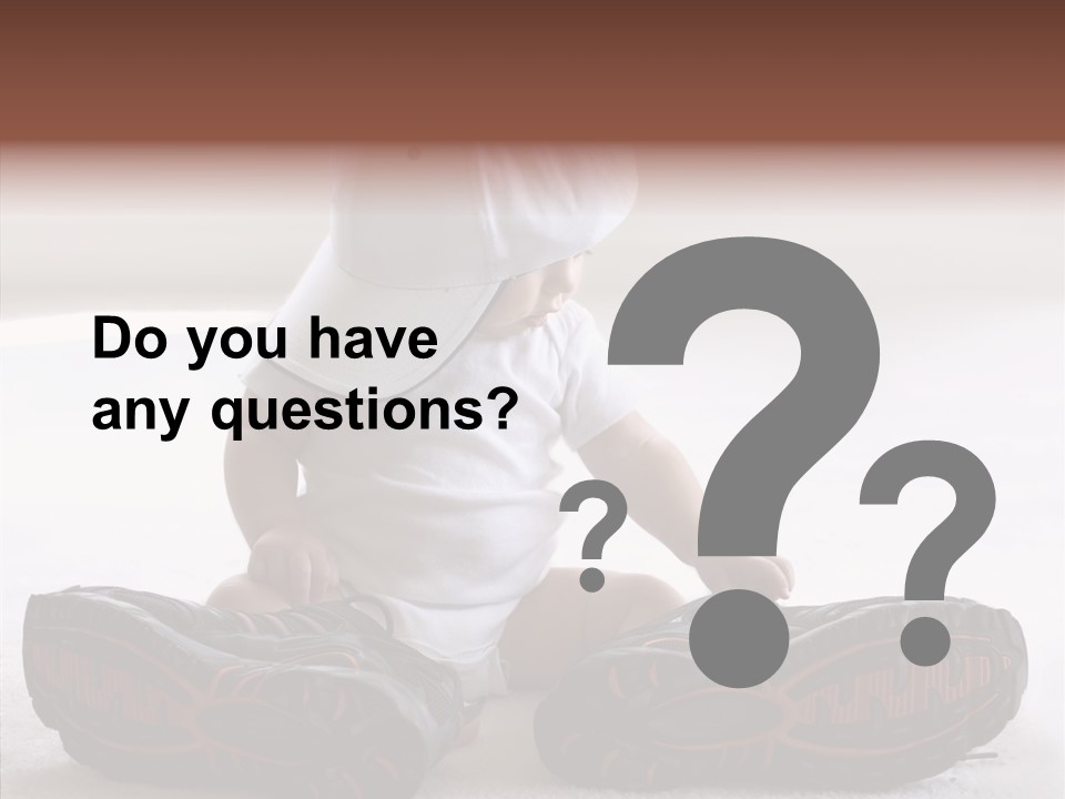 Boy Toddler Few PowerPoint Template