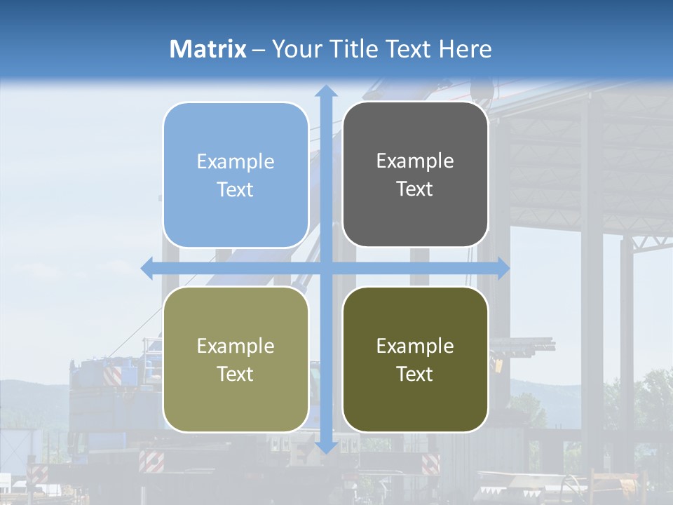 Metal Machine Automobile PowerPoint Template