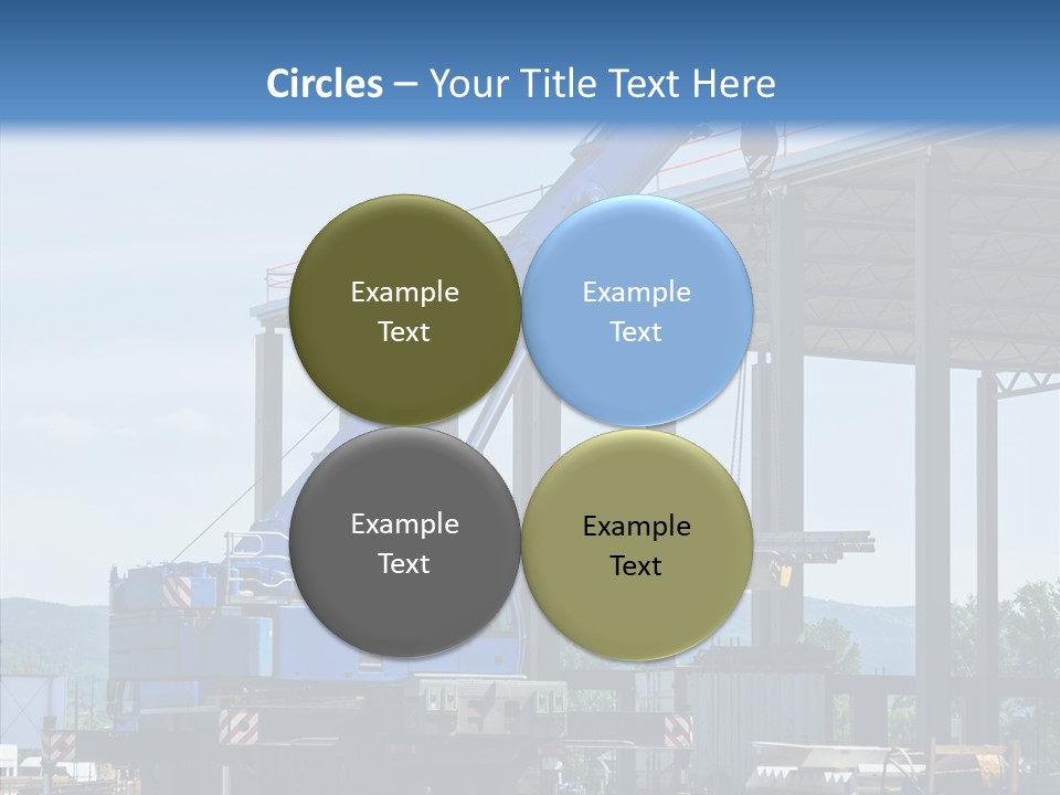 Metal Machine Automobile PowerPoint Template