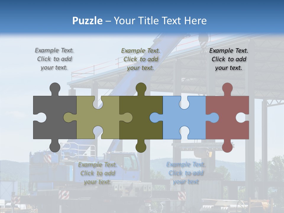 Metal Machine Automobile PowerPoint Template