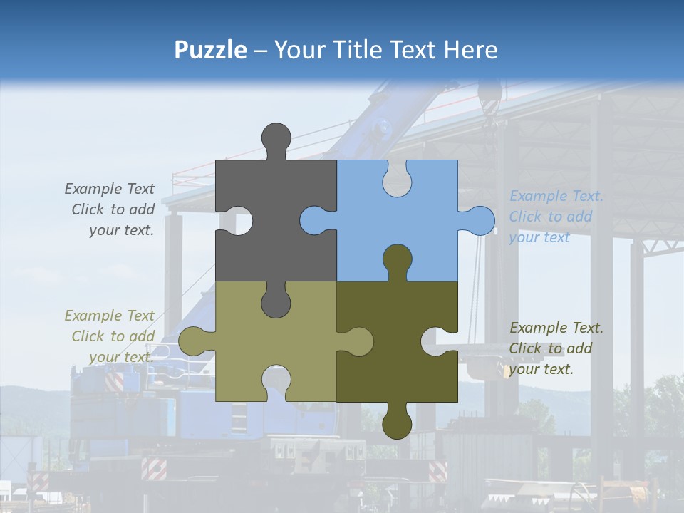 Metal Machine Automobile PowerPoint Template