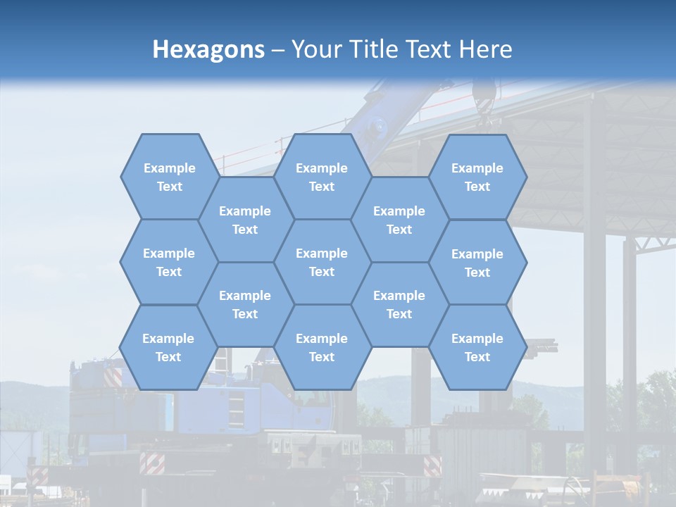 Metal Machine Automobile PowerPoint Template