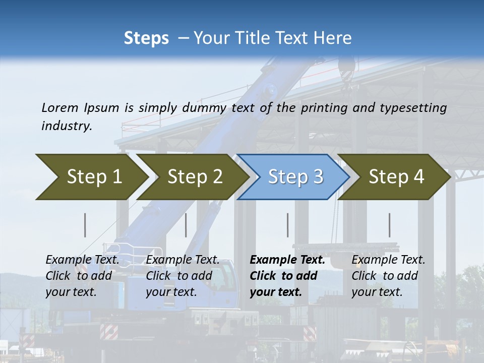Metal Machine Automobile PowerPoint Template
