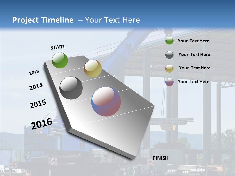 Metal Machine Automobile PowerPoint Template