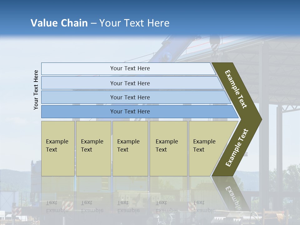 Metal Machine Automobile PowerPoint Template