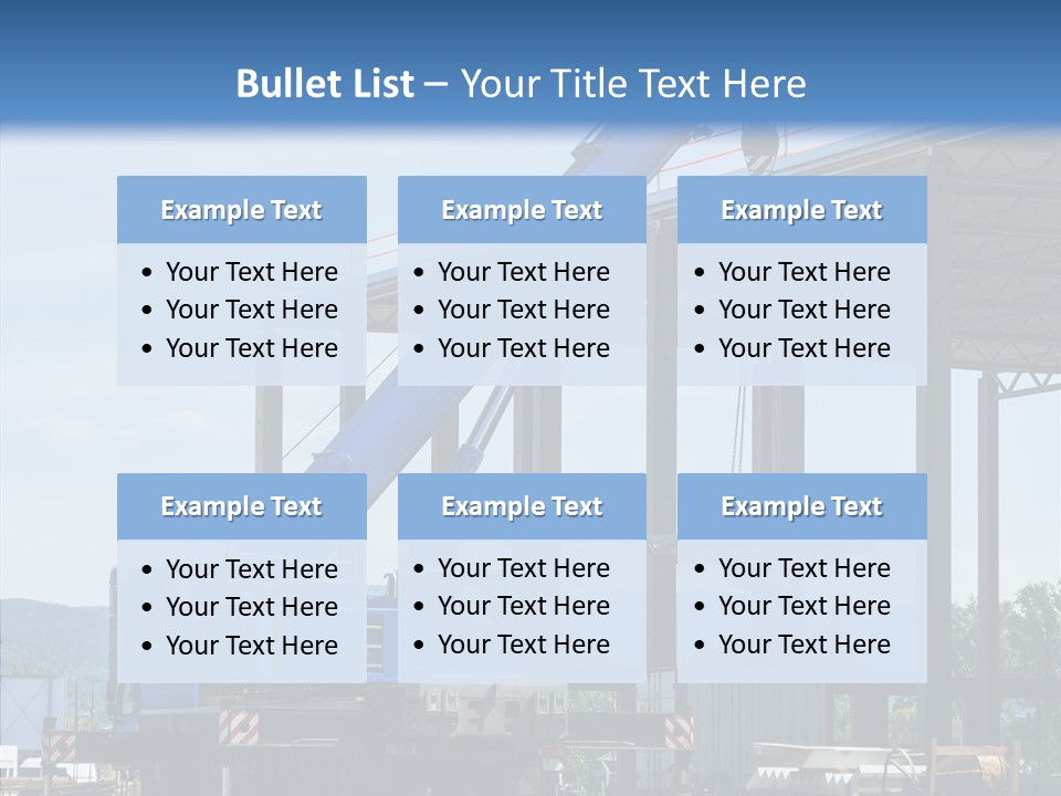 Metal Machine Automobile PowerPoint Template