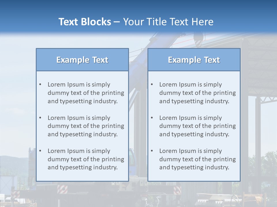 Metal Machine Automobile PowerPoint Template