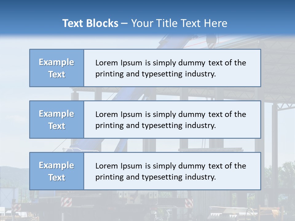Metal Machine Automobile PowerPoint Template