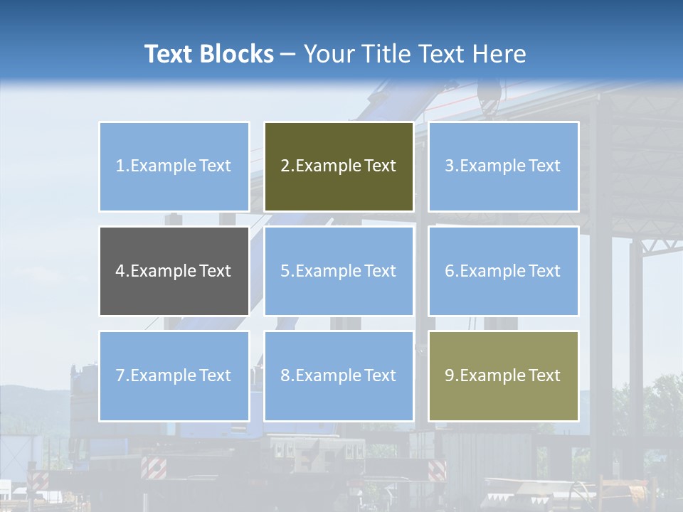 Metal Machine Automobile PowerPoint Template