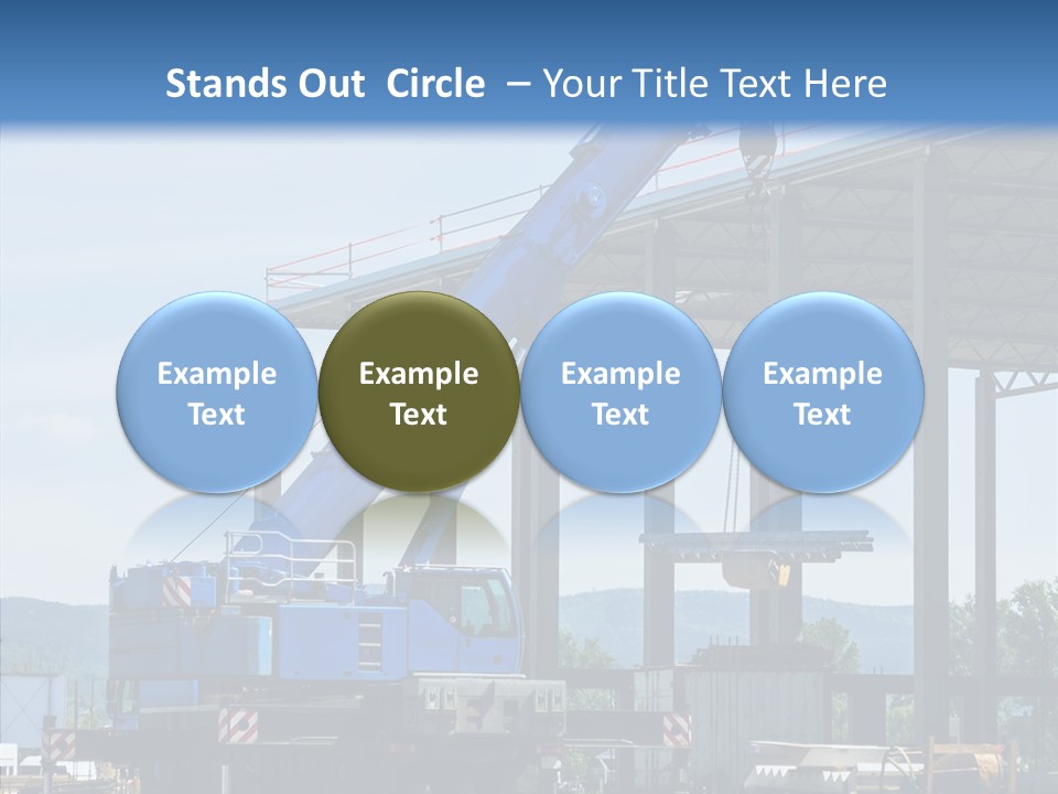 Metal Machine Automobile PowerPoint Template