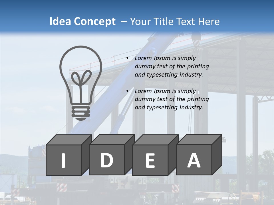 Metal Machine Automobile PowerPoint Template