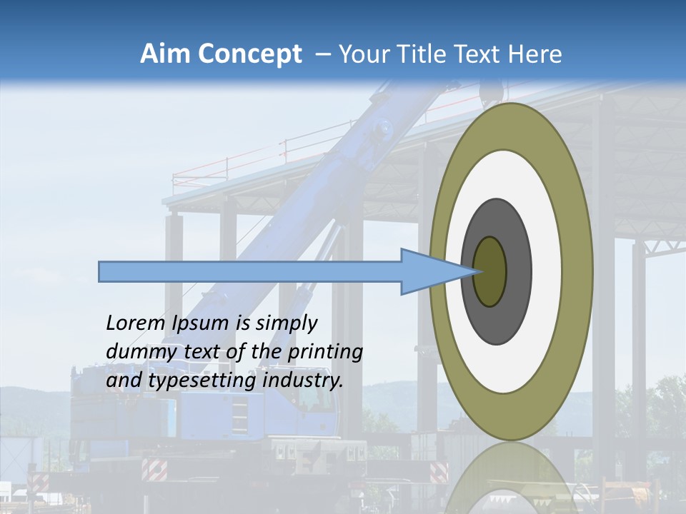 Metal Machine Automobile PowerPoint Template