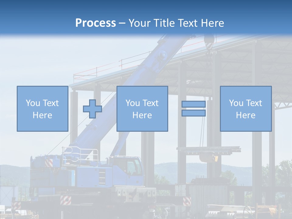Metal Machine Automobile PowerPoint Template