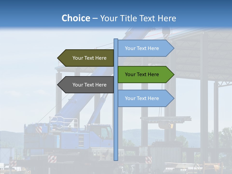 Metal Machine Automobile PowerPoint Template