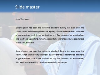 Construction Worker On The Job PowerPoint Template