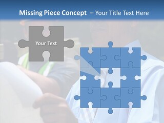 Construction Worker On The Job PowerPoint Template