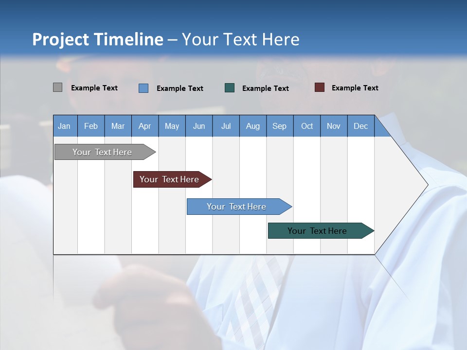 Construction Worker On The Job PowerPoint Template