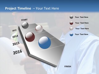 Construction Worker On The Job PowerPoint Template
