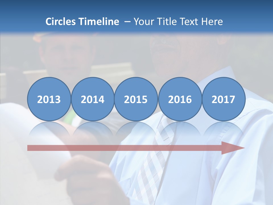Construction Worker On The Job PowerPoint Template