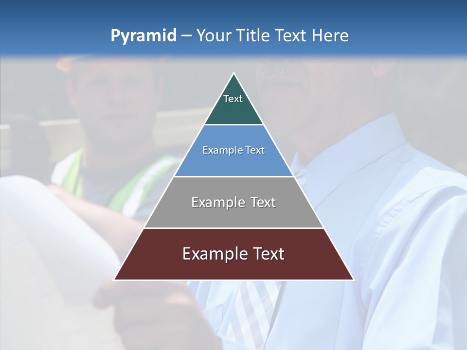 Construction Worker On The Job PowerPoint Template